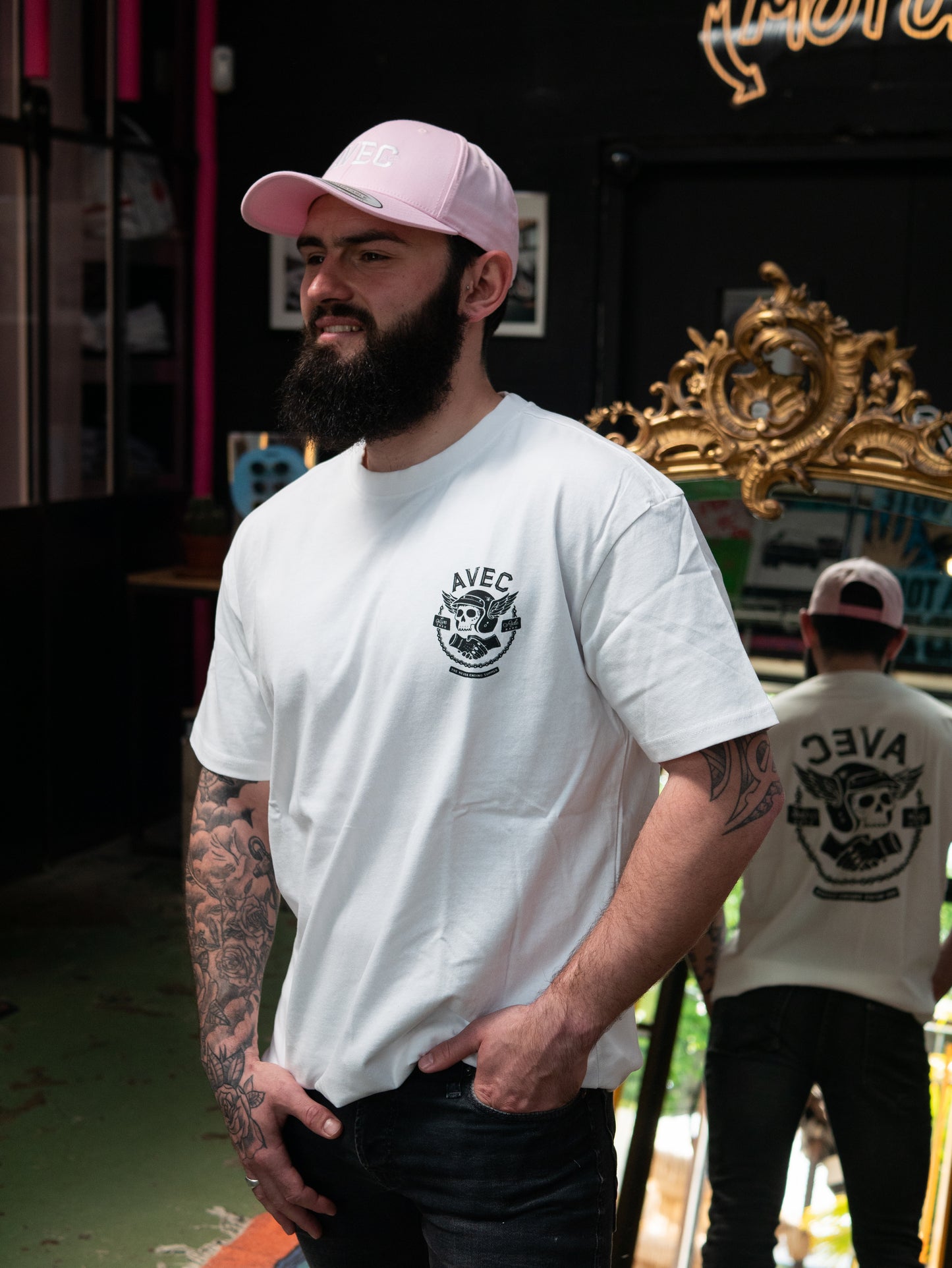 T-shirt Skull - Blanc