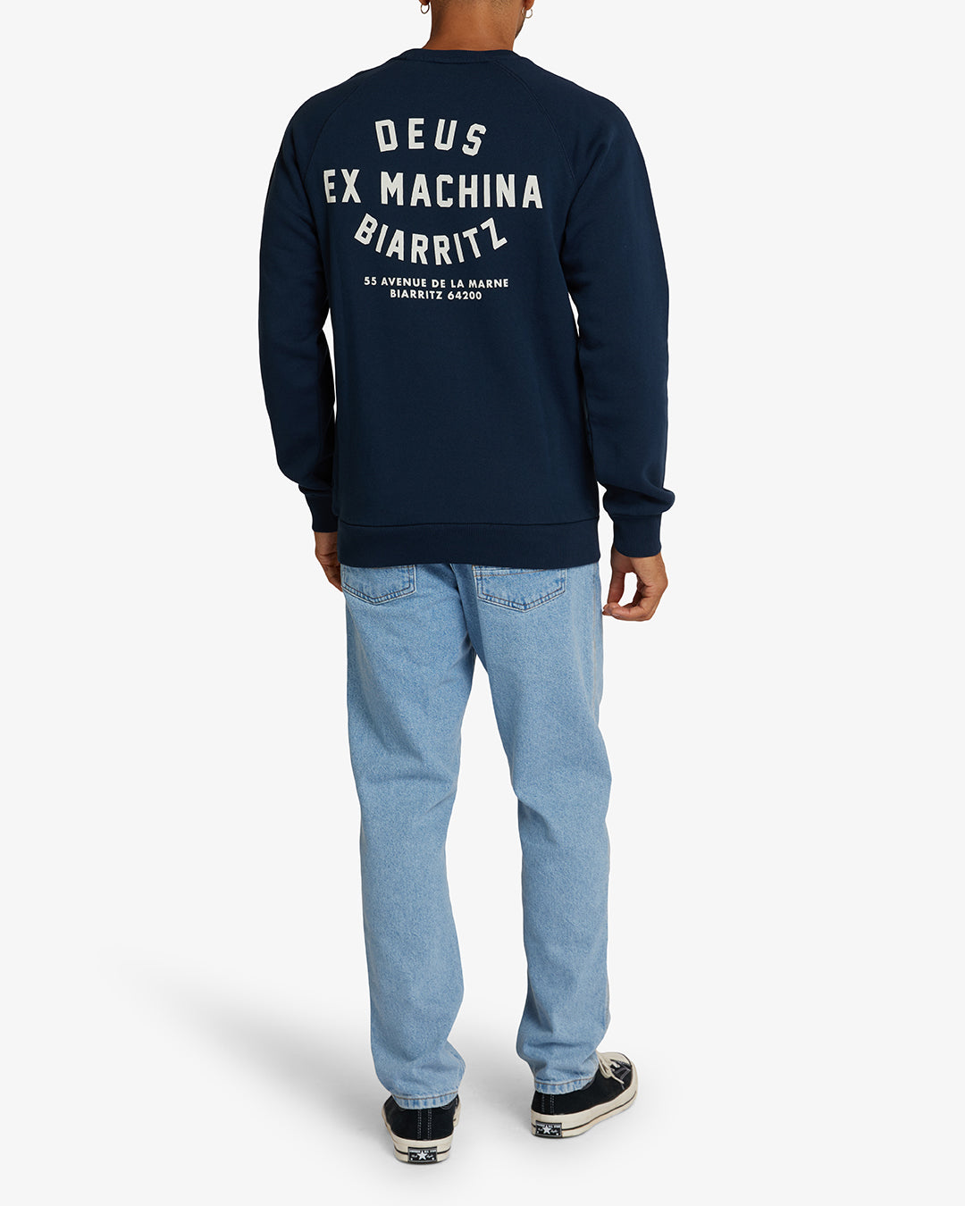 Deus Ex Machina - Sweat Biarritz Adress Crew - Navy