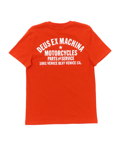 Deus ex machina - Tee-shirt Venice Address orange