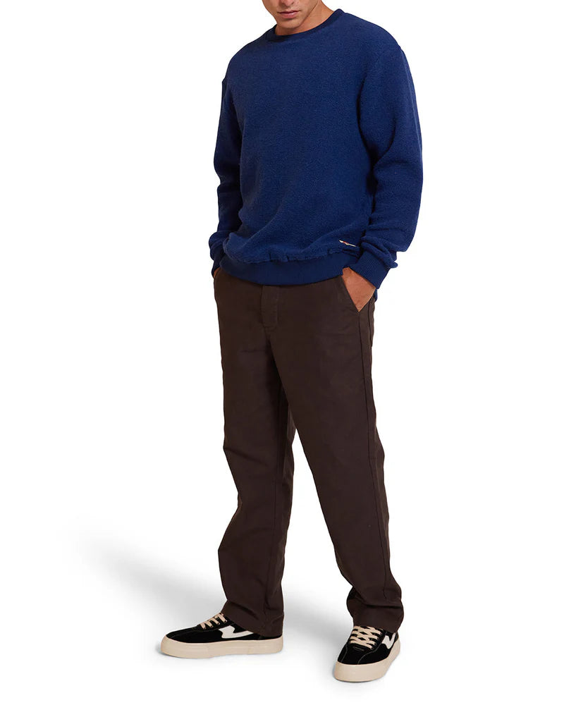 Deus Ex Machina - Pull reo textured fleece - Blue
