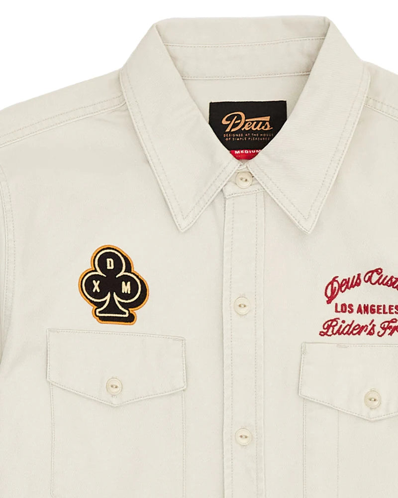 DEUS EX MACHINA - Picklock Shirt Natural
