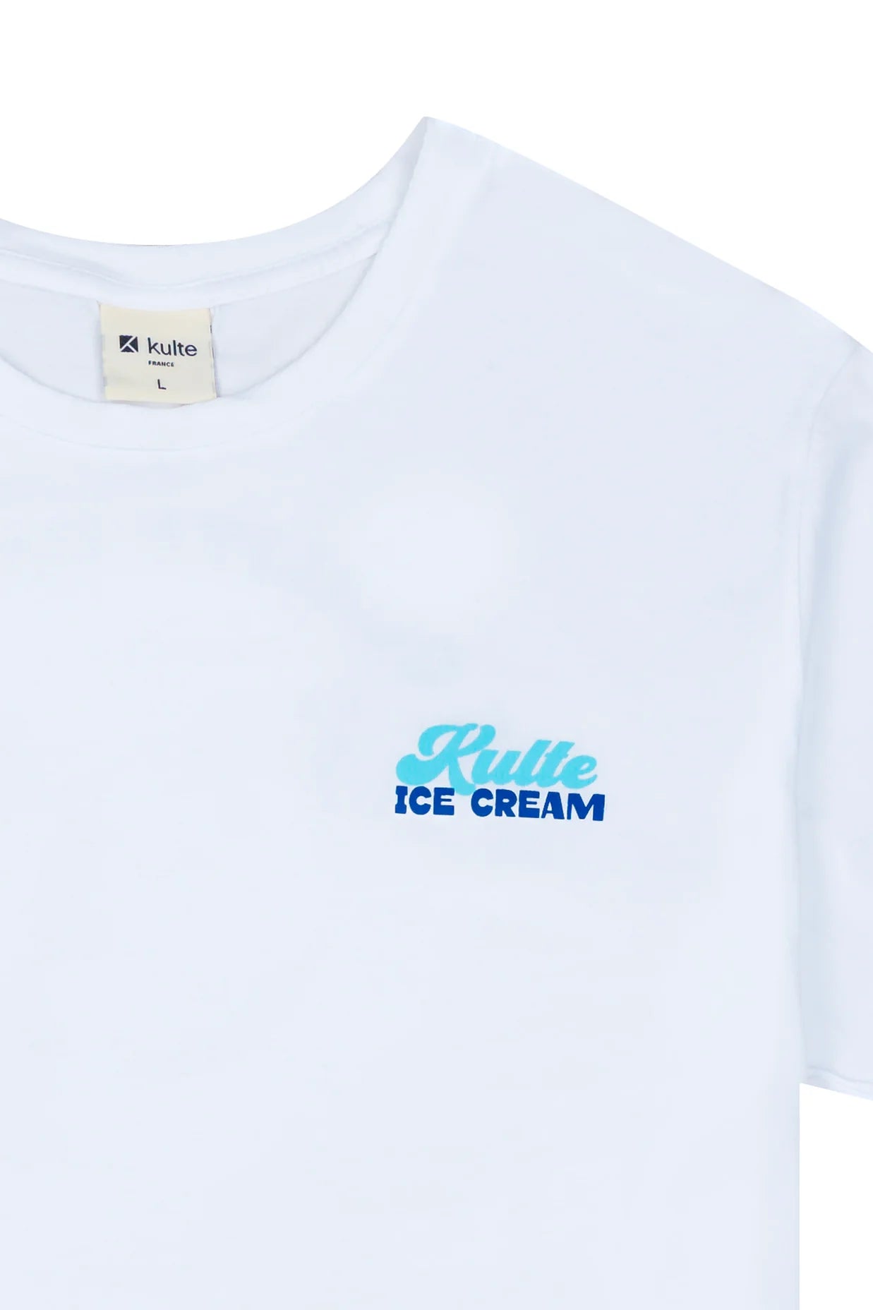 Tee-shirt ice cream white