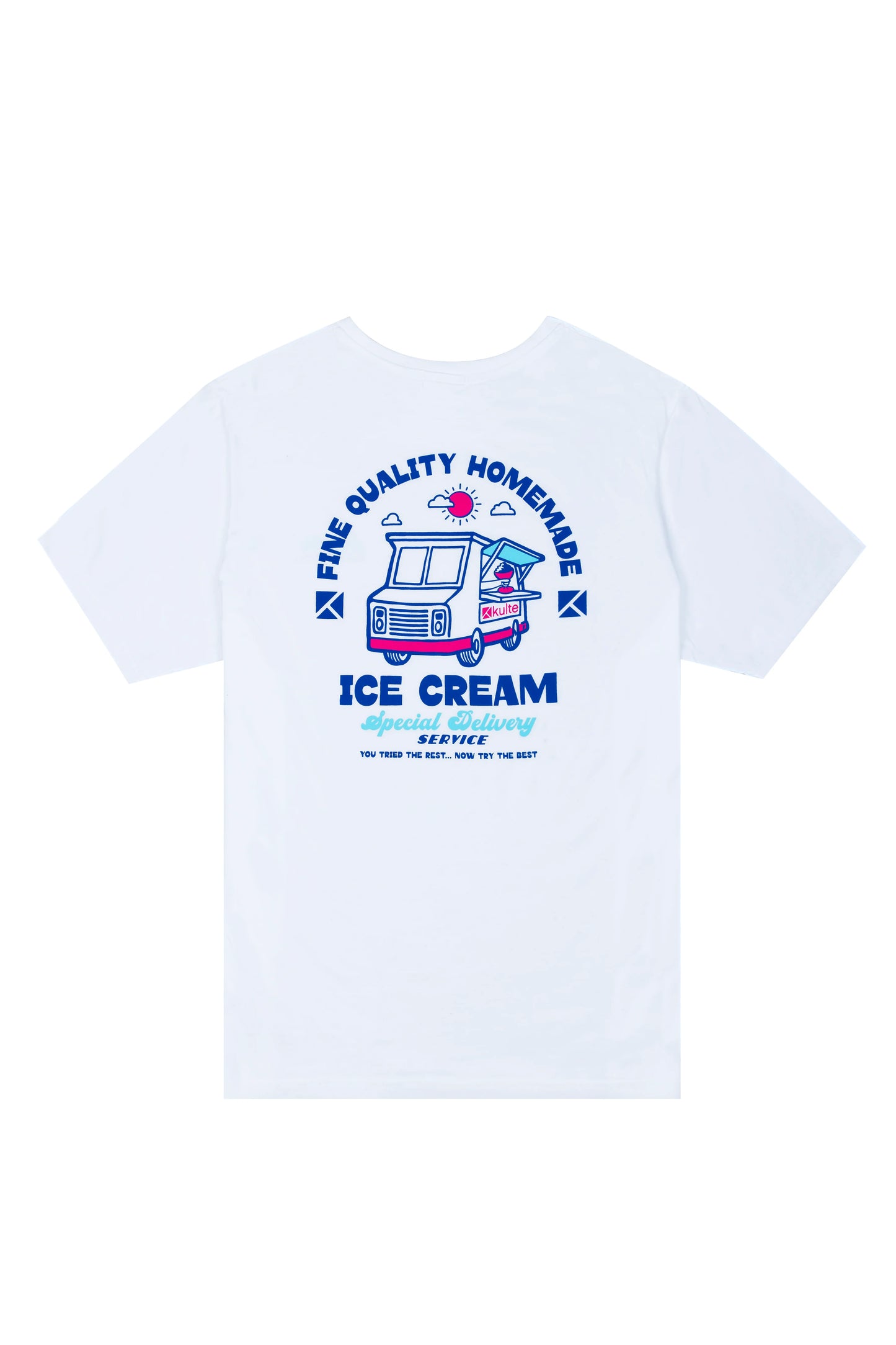 Tee-shirt ice cream white