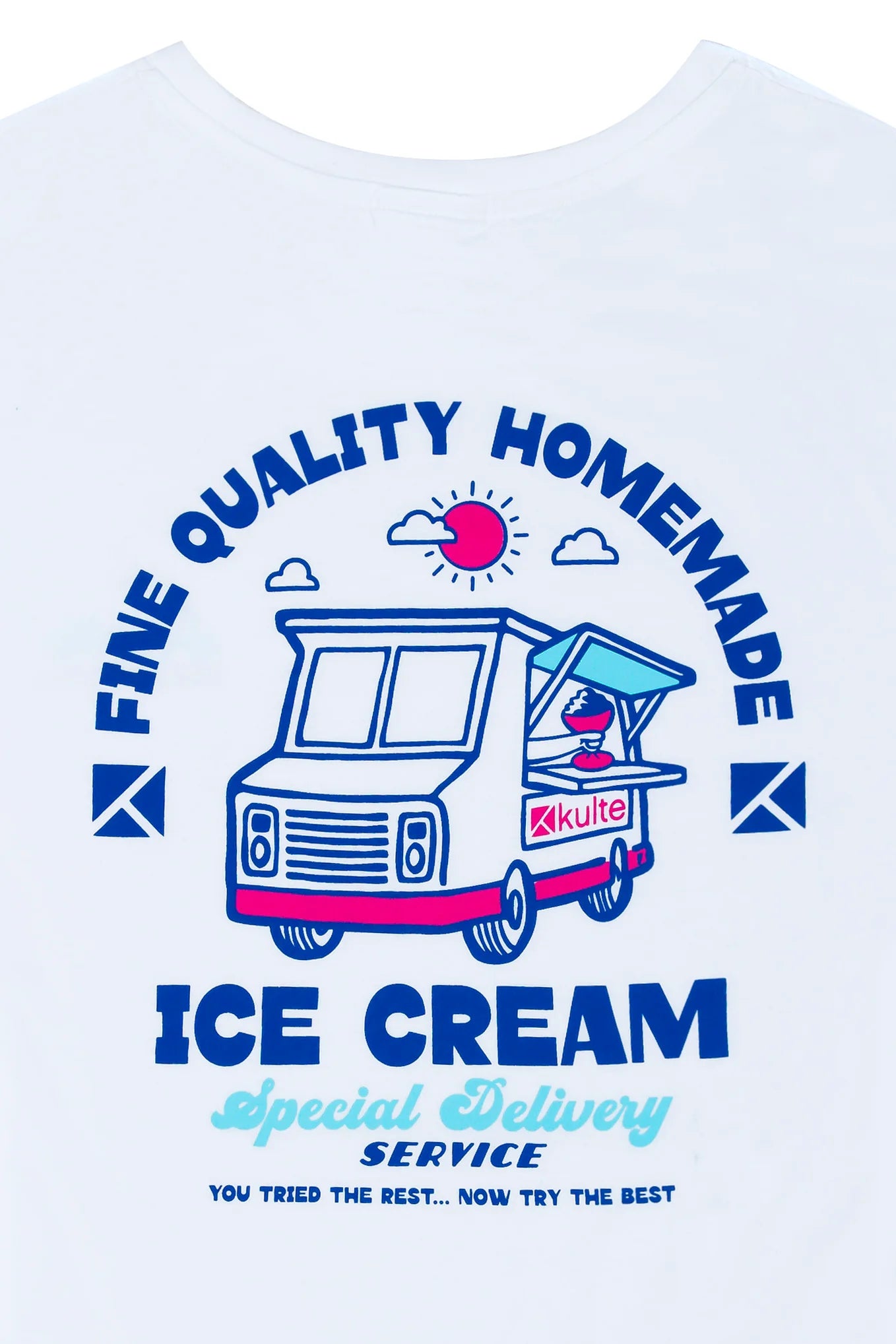 Tee-shirt ice cream white