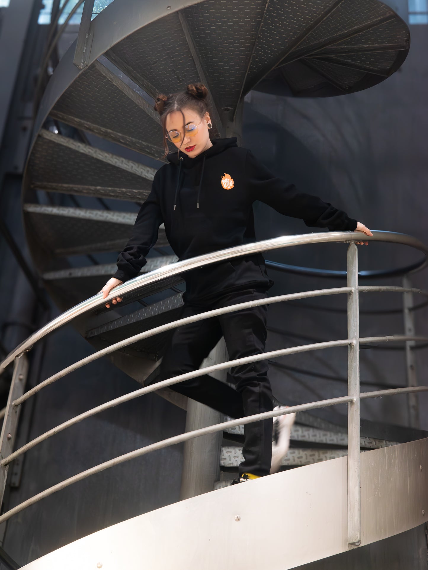 Hoodie AVECXKulte Flamme Noir