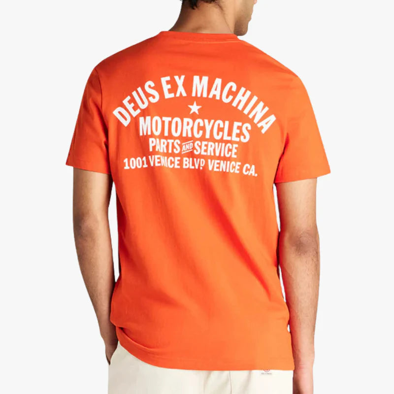 Deus ex machina - Tee-shirt Venice Address orange