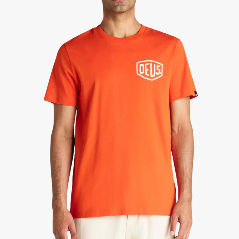 Deus ex machina - Tee-shirt Venice Address orange