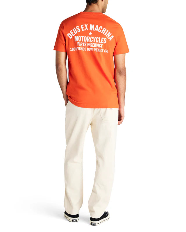 Deus ex machina - Tee-shirt Venice Address orange