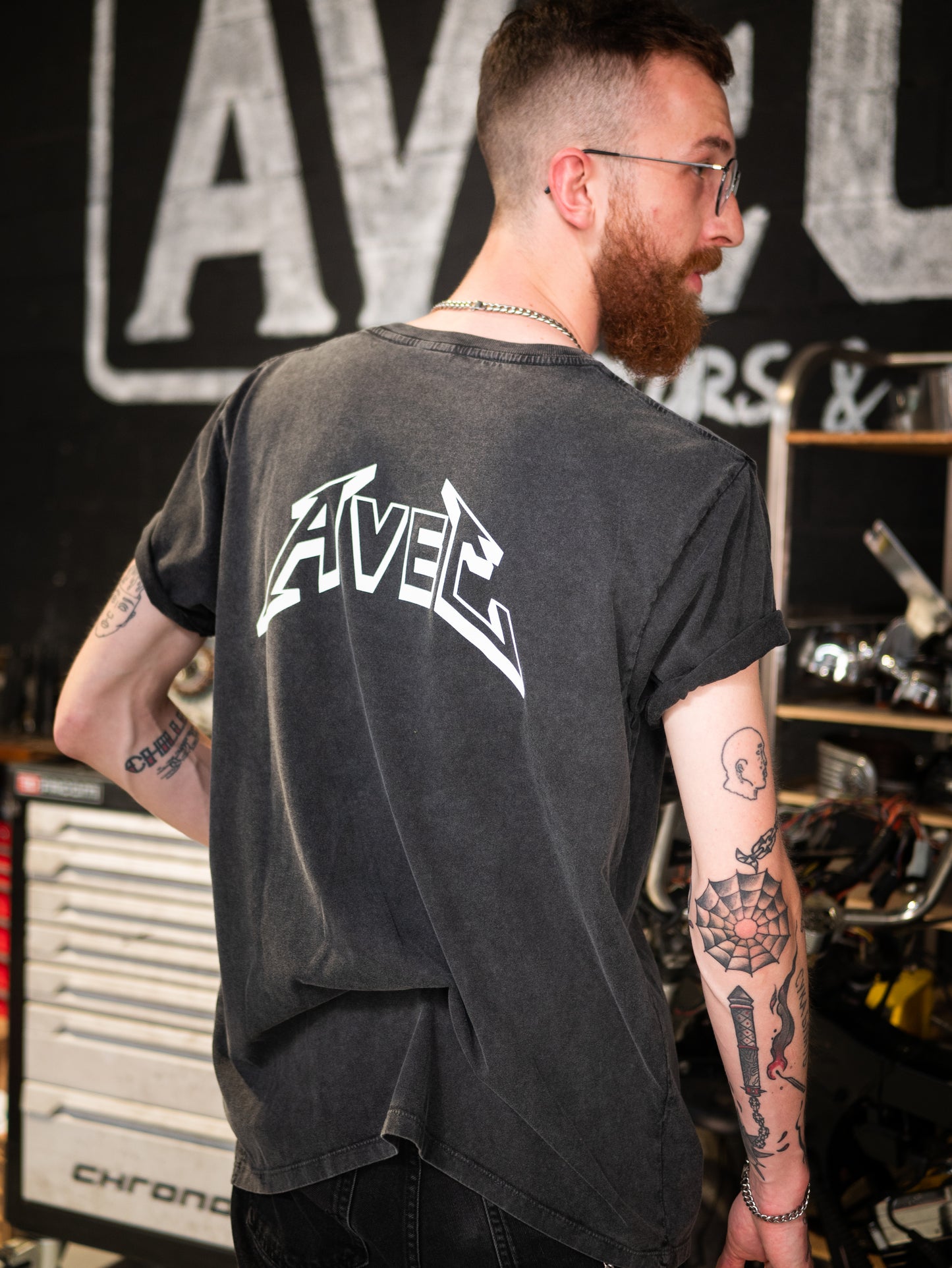 T-shirt AVEC Metal - Anthracite