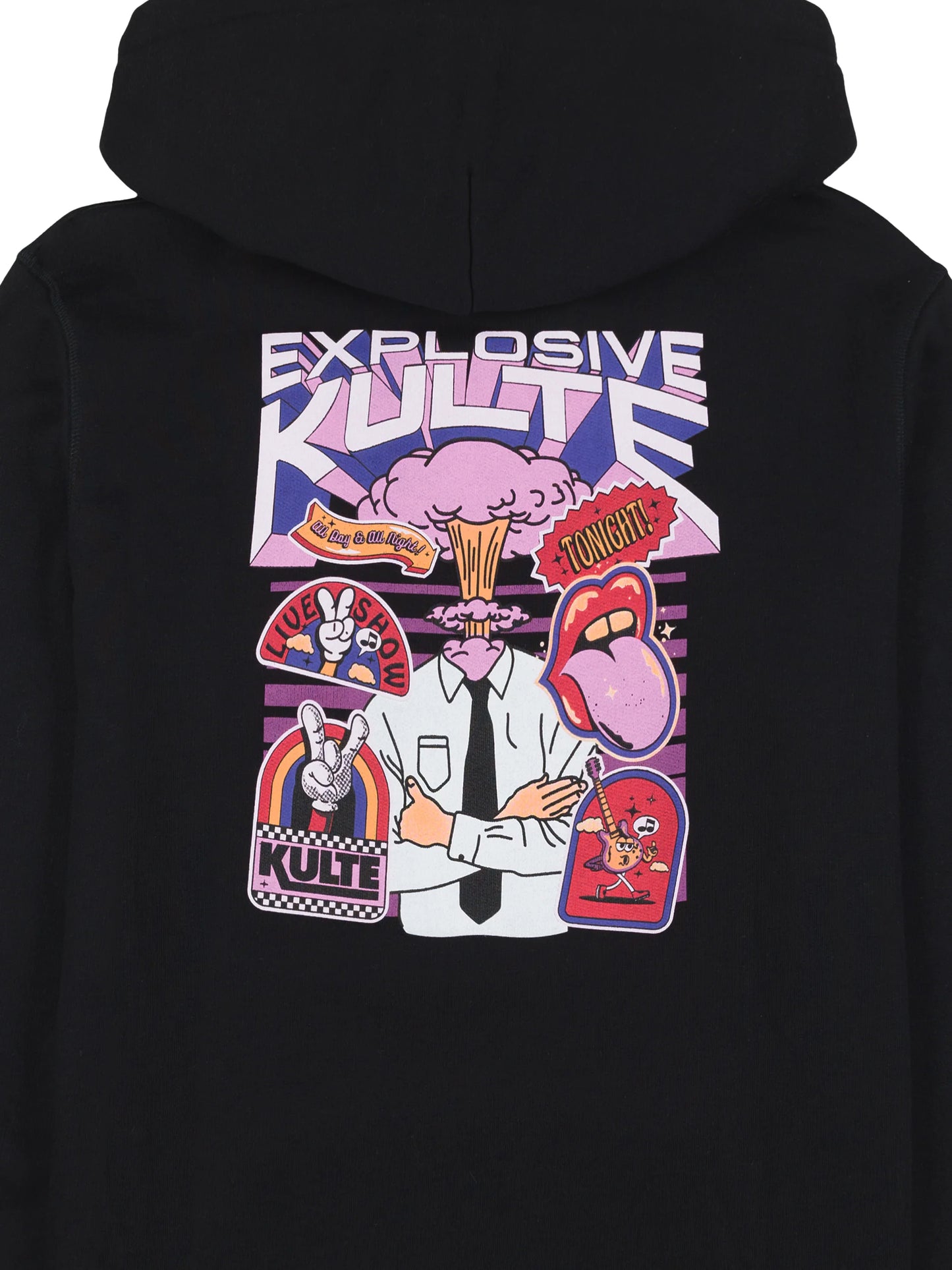 Sweat Capuche Explosiv - Noir