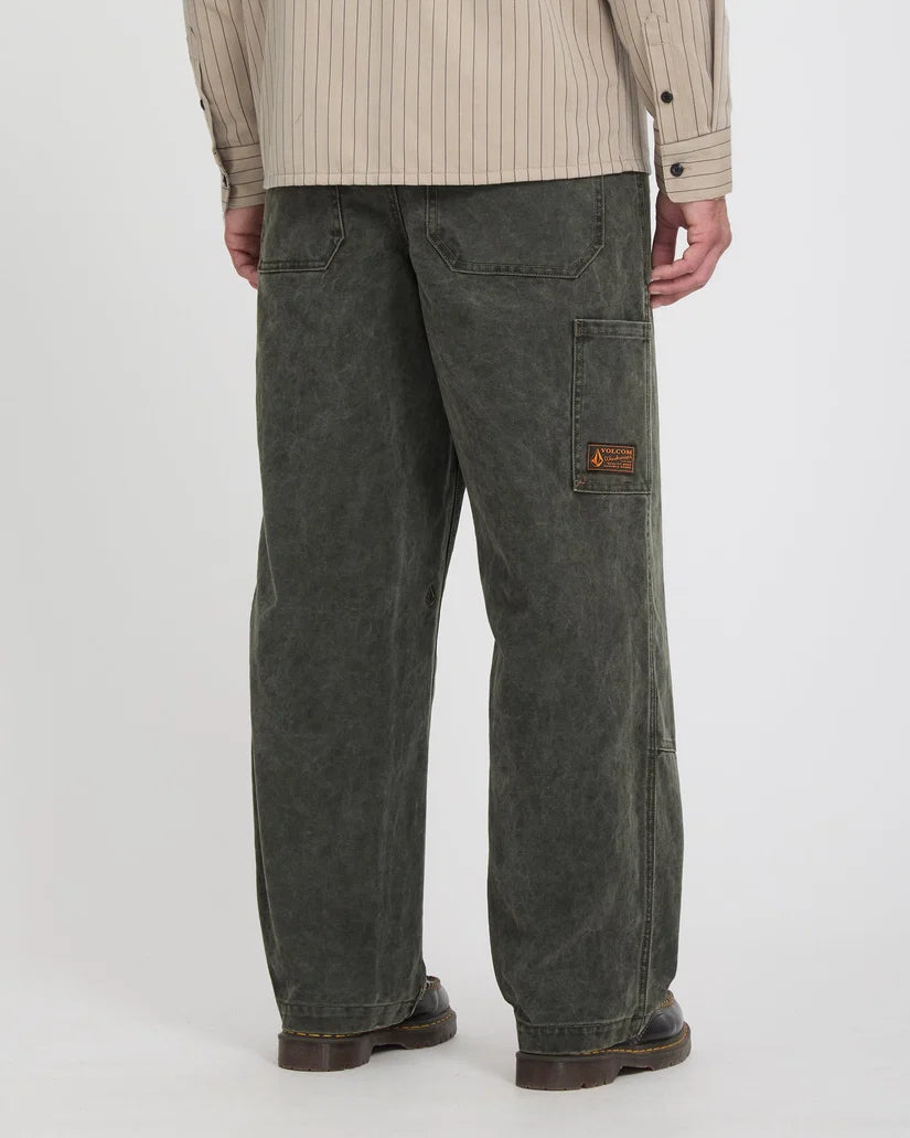 VOLCOM - Pantalon Work Carpenter - Rinsed Black