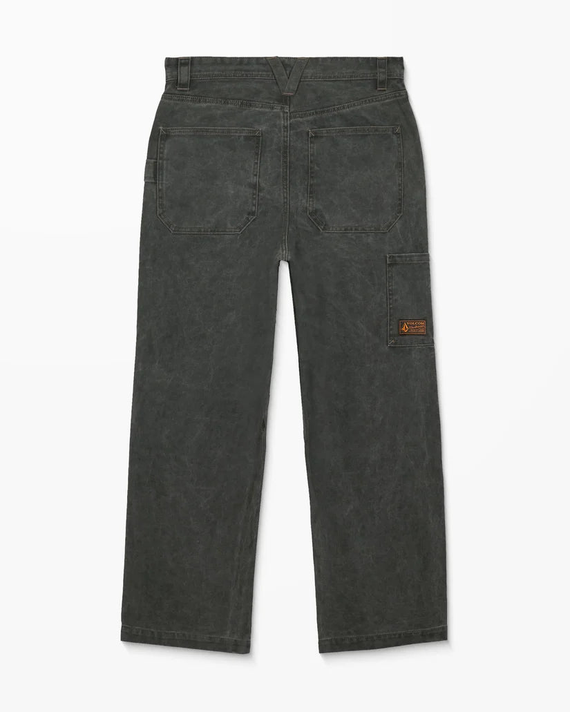 VOLCOM - Pantalon Work Carpenter - Rinsed Black