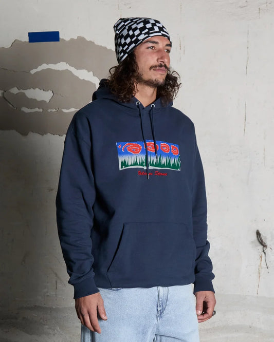 VOLCOM - Sweat à capuche Carrau - Marine