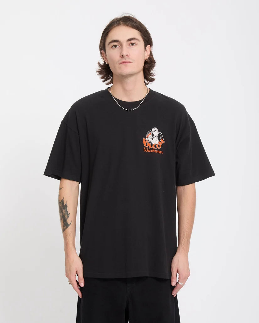 VOLCOM - T-shirt Always Grinding - Black