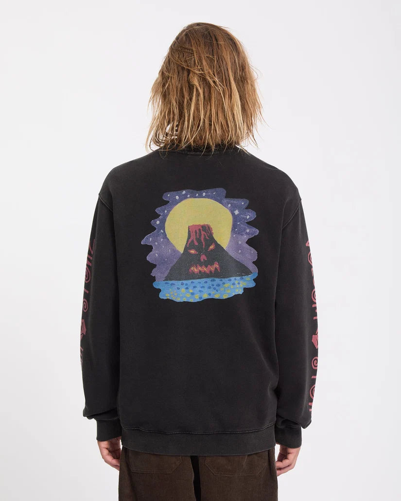 VOLCOM - Sweat Ozzy - Light Acid Black