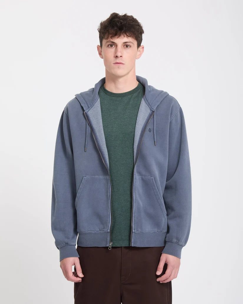 VOLCOM - Sweat zippé Single Stone - Storm Blue