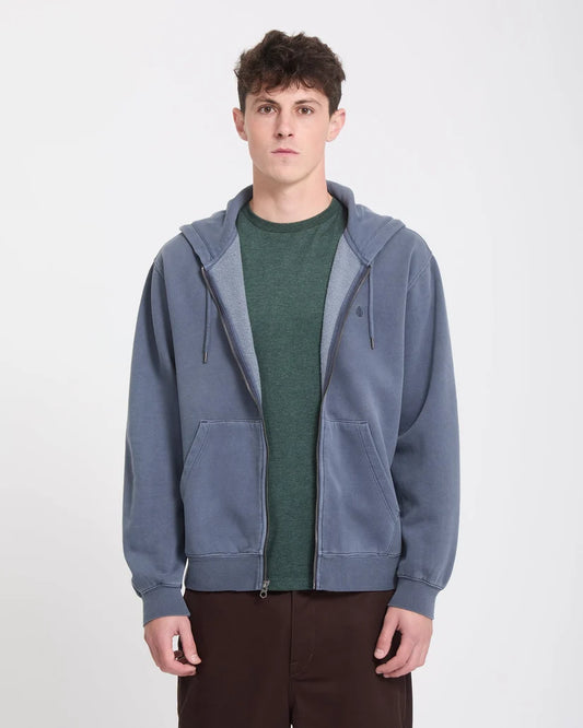 VOLCOM - Sweat zippé Single Stone - Storm Blue