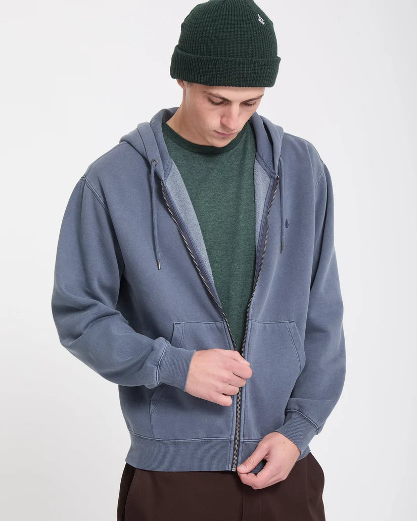 VOLCOM - Sweat zippé Single Stone - Storm Blue