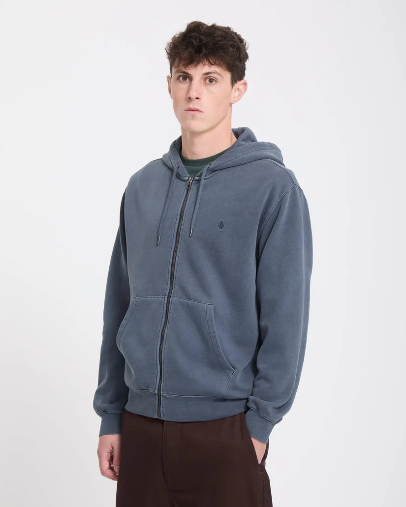 VOLCOM - Sweat zippé Single Stone - Storm Blue