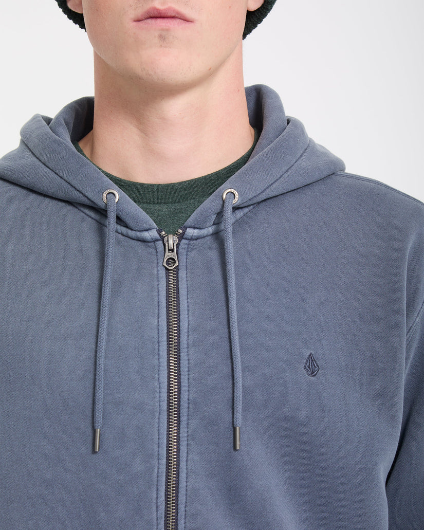 VOLCOM - Sweat zippé Single Stone - Storm Blue
