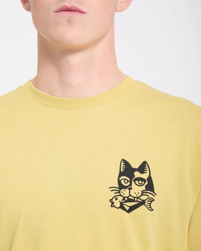 VOLCOM - T-shirt Tasty - Mustard
