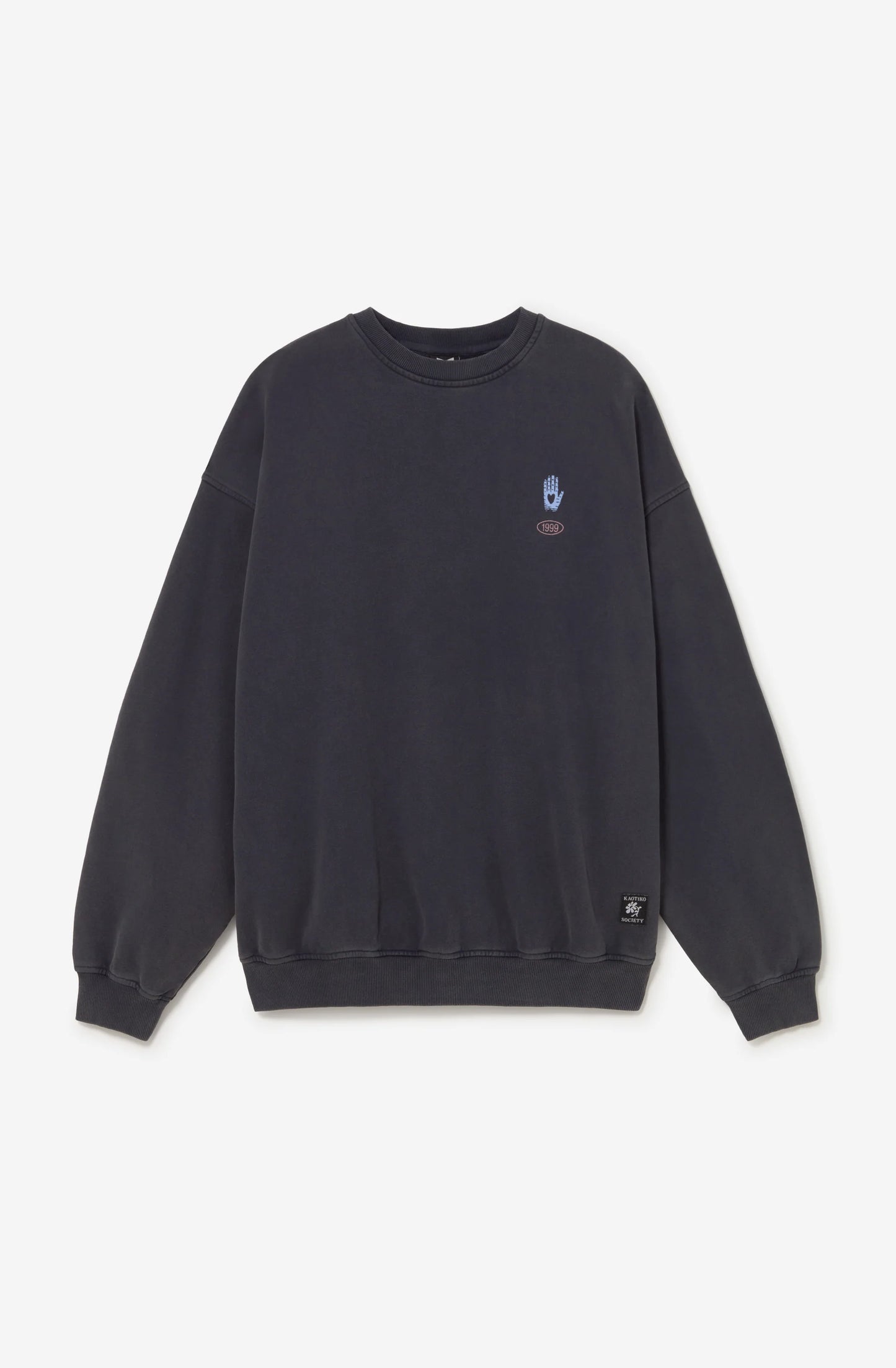 KAOTIKO - Sweat Oversize Geometric Flower Dark