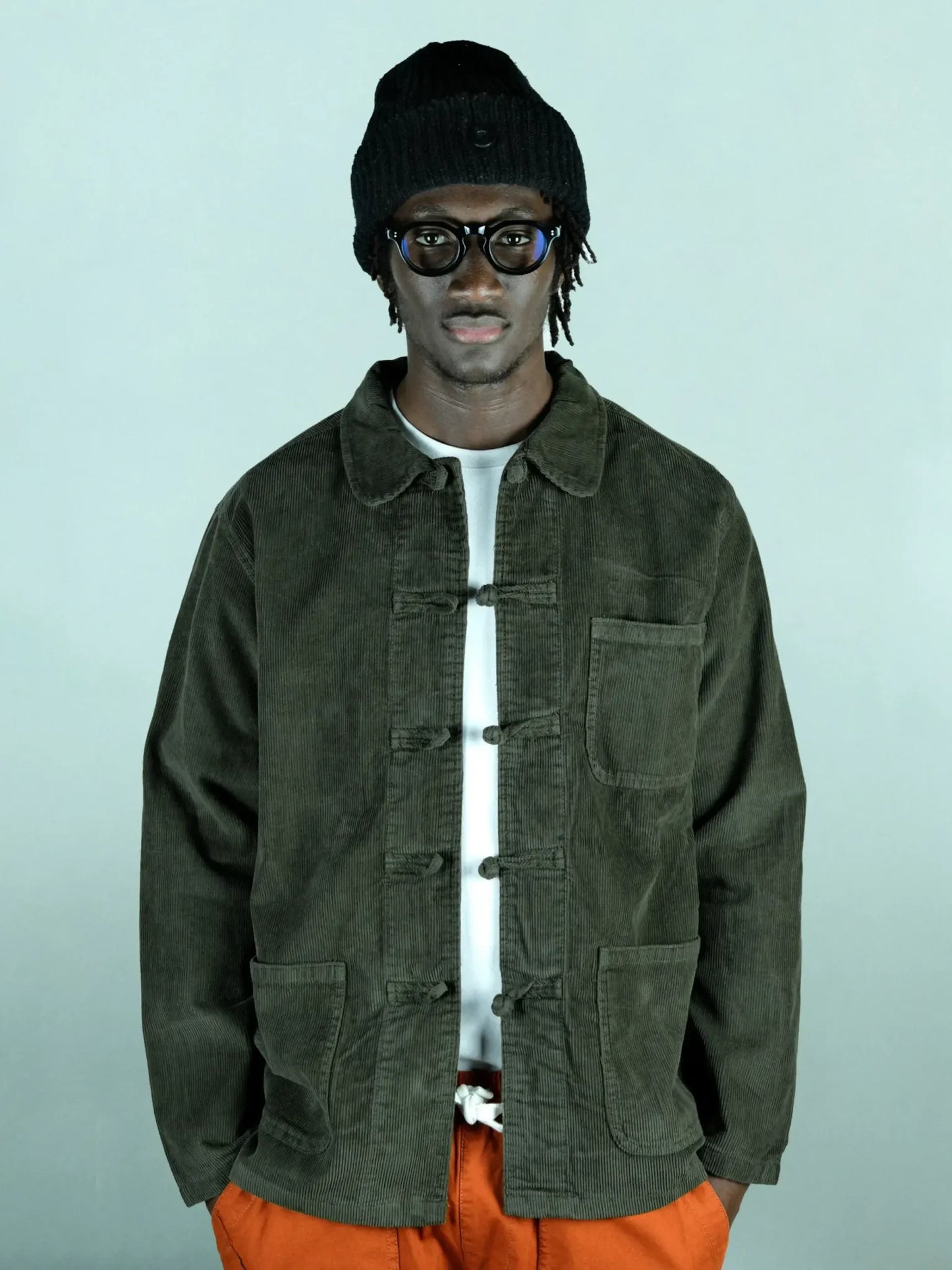 Bleu de chine - SHANGHAI CORDUROY Olive