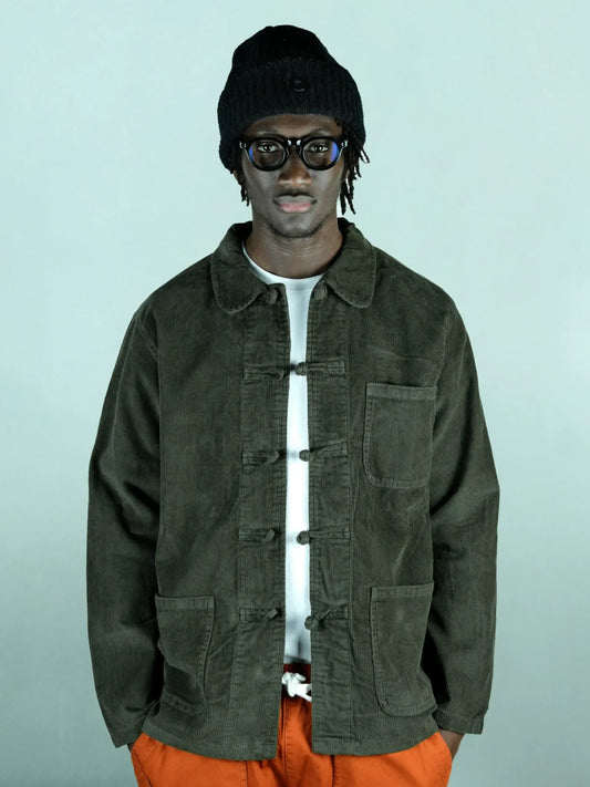 Bleu de chine - SHANGHAI CORDUROY Olive
