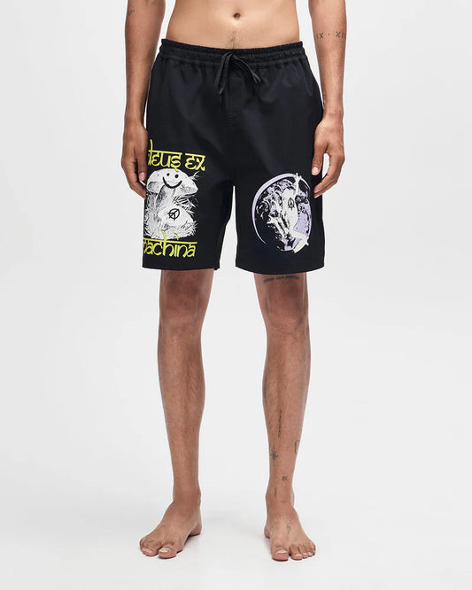 Deus ex machina - swim short black