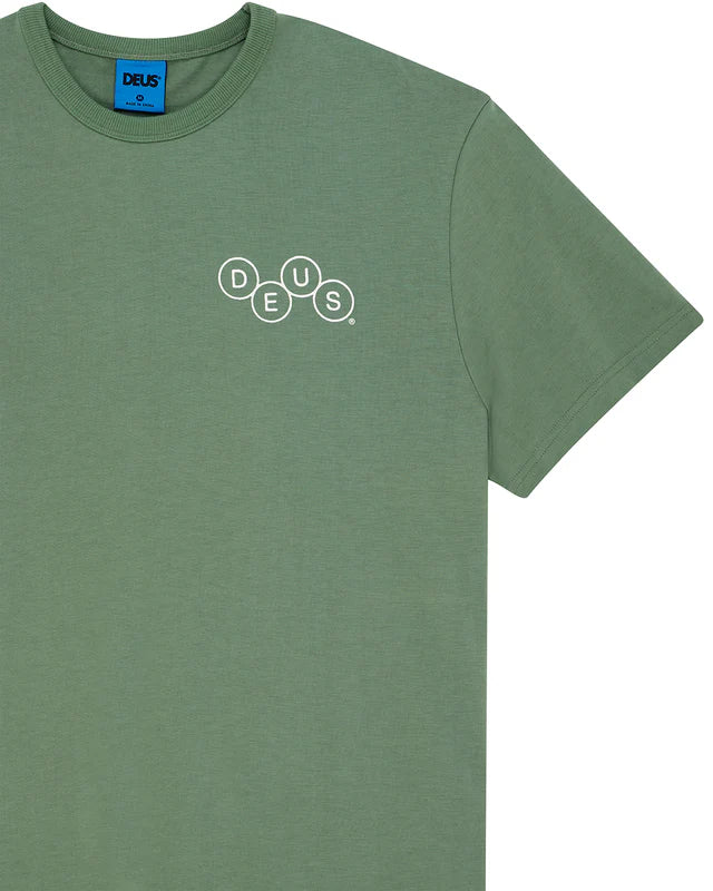 Deus ex machina - Mechanism tee loden frost green