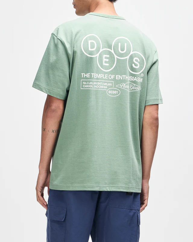 Deus ex machina - Mechanism tee loden frost green