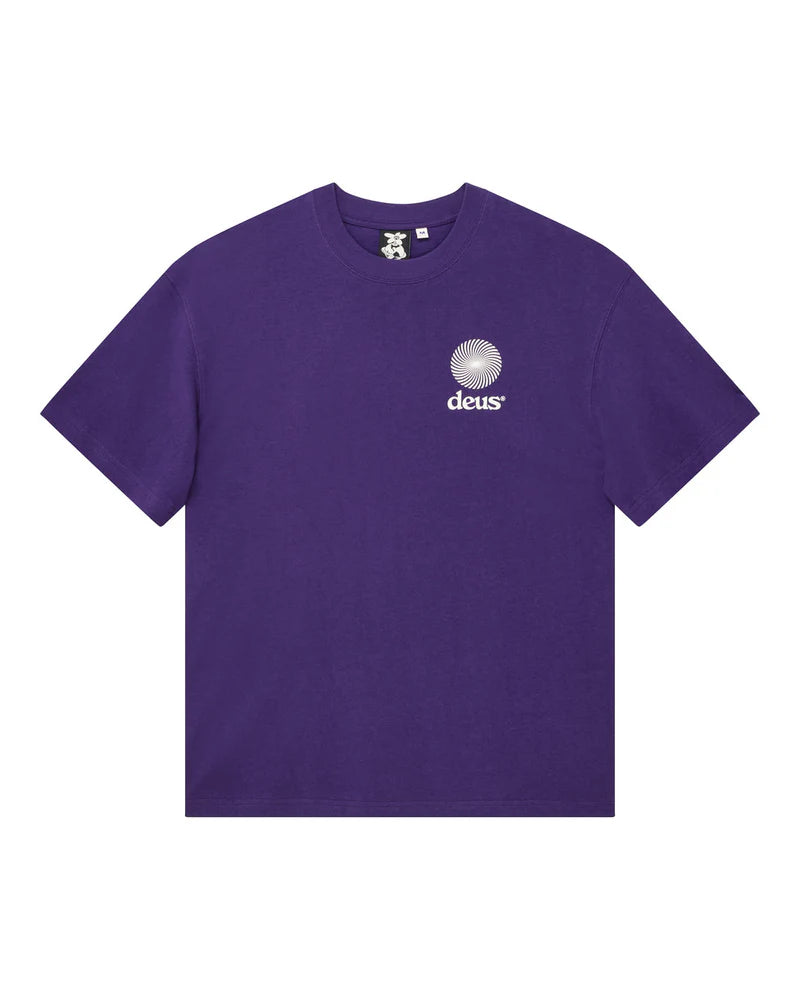 Deus ex machina - Strata tee violet indigo