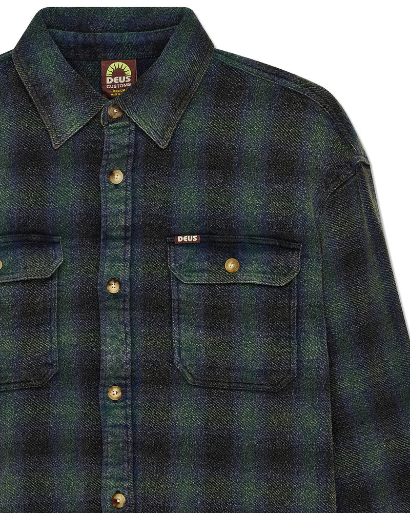 Deus ex machina- Too busy to work check shirt