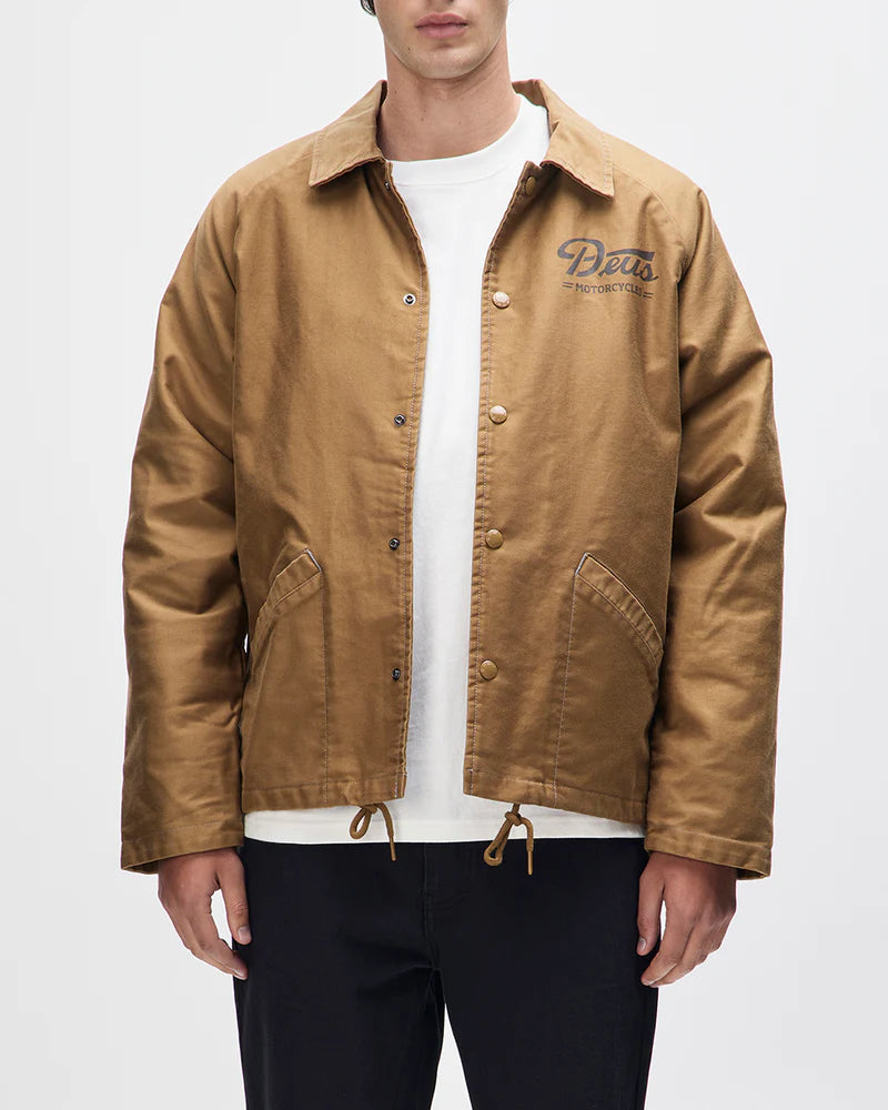 Deus ex machina - Silos Mechanic jacket bronze brown