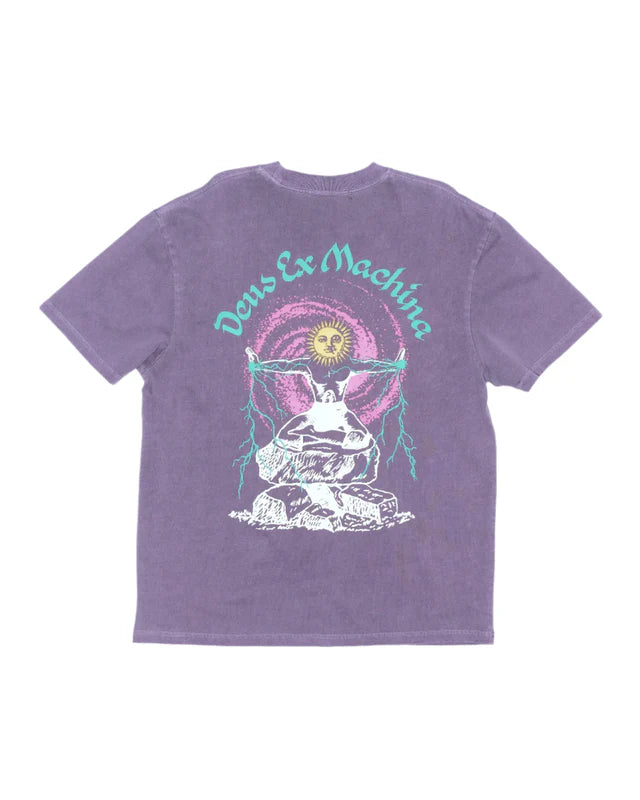 Deus ex machina - Open Head Tee Navy Cosmos