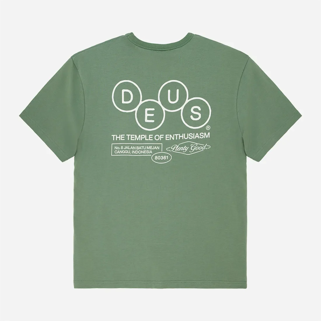 Deus ex machina - Mechanism tee loden frost green