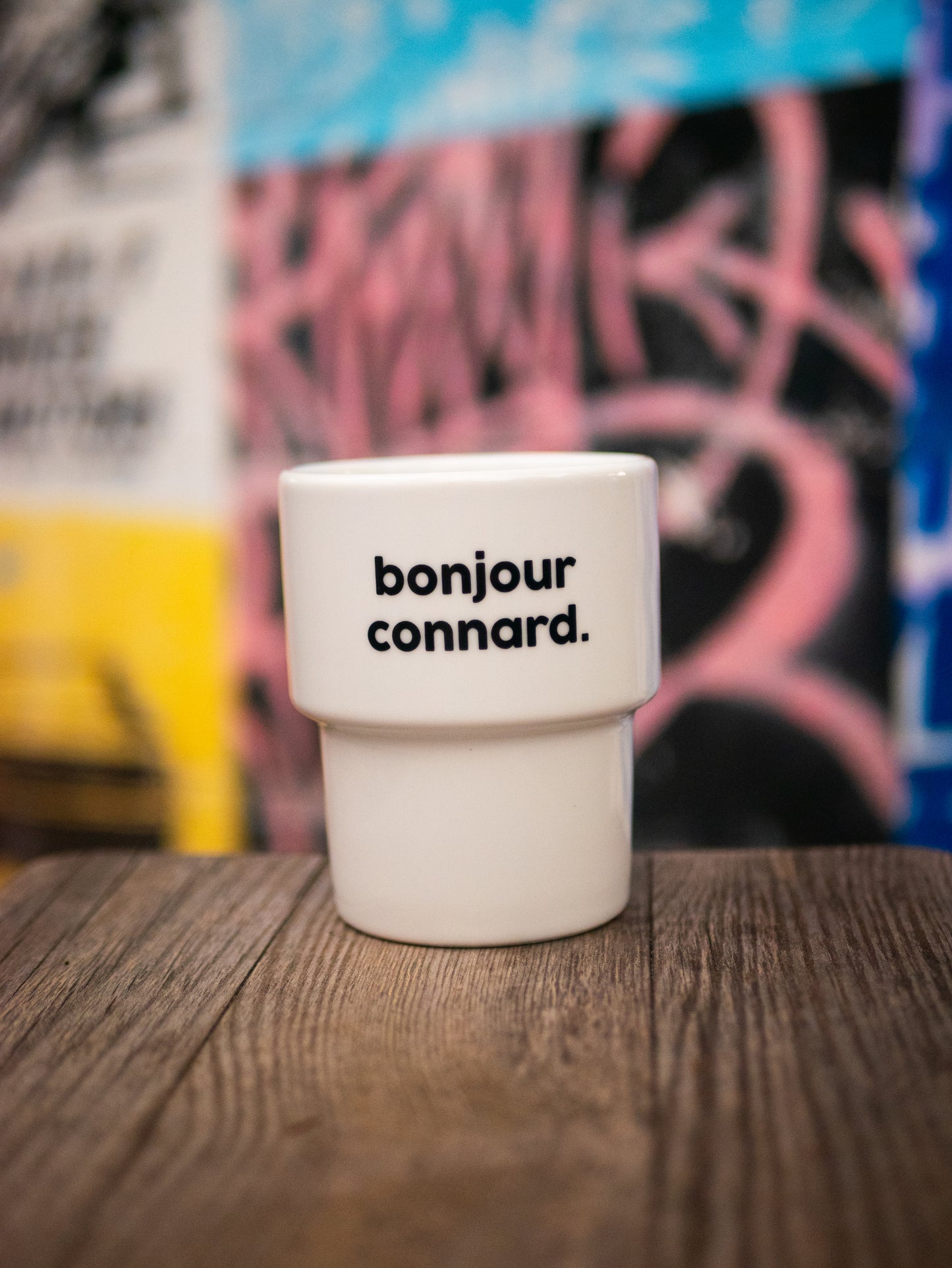 Tasse Gobelet "Bonjour Connard"