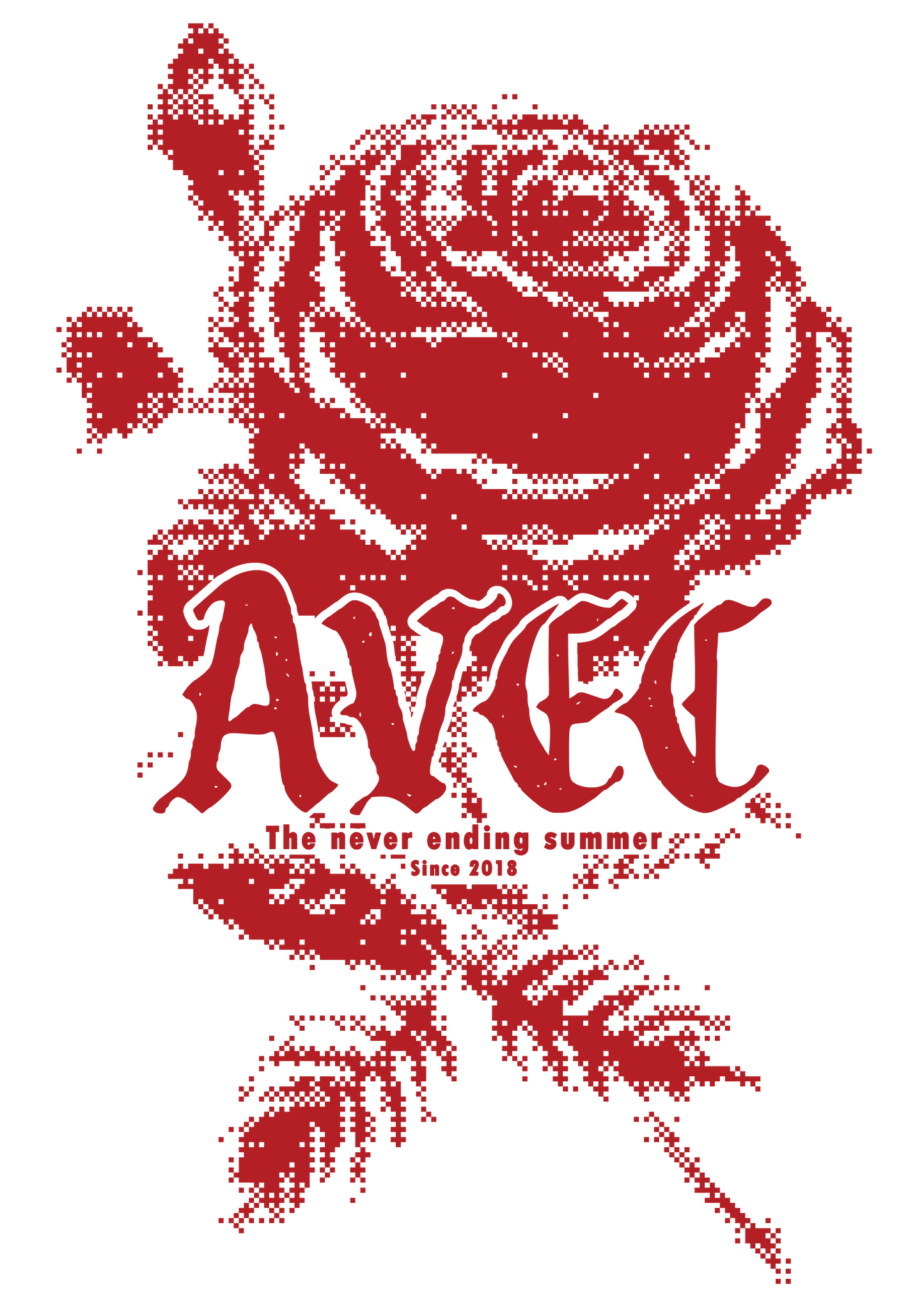 Tee-shirt Rose - Pixel art