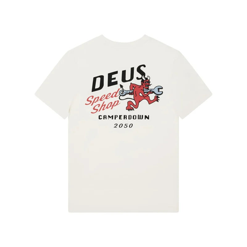 Deus ex machina - Dogleg Tee dirty white