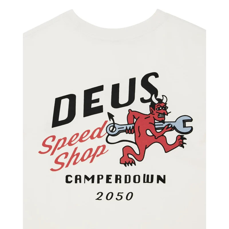 Deus ex machina - Dogleg Tee dirty white