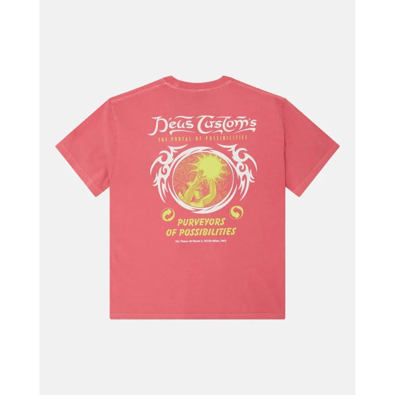 Deus ex machina - Out of reach tee melon red