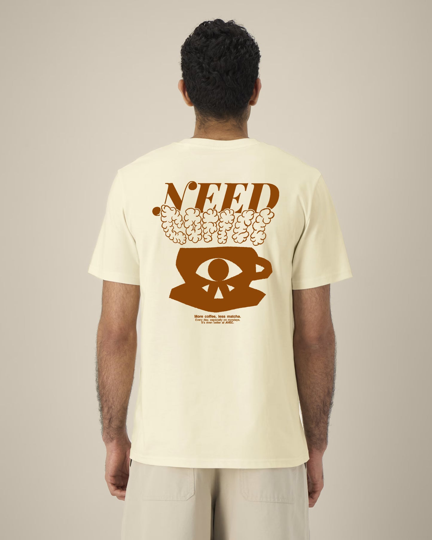 AVEC - T-shirt "NEED COFFE"