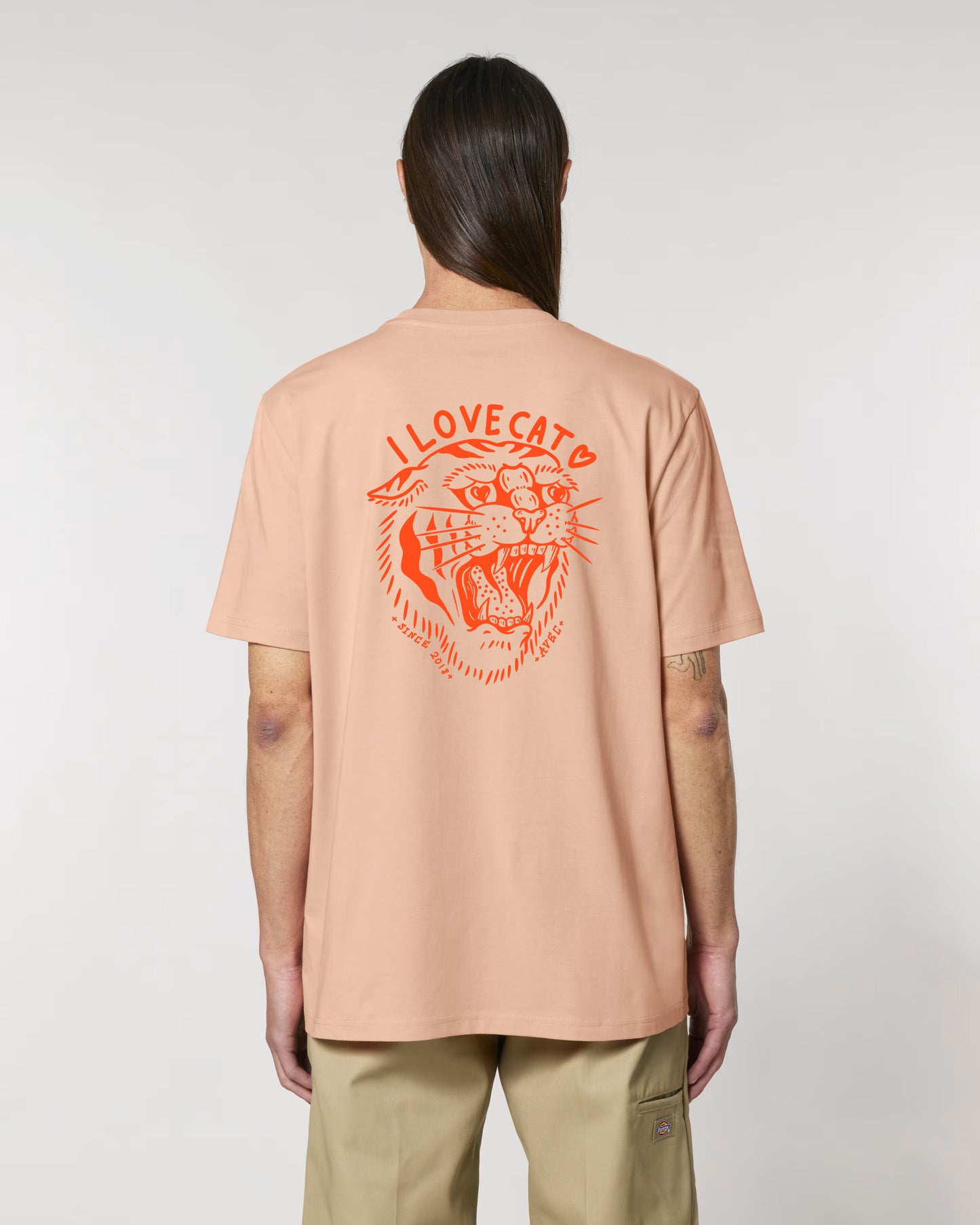 AVEC - T-shirt "I LOVE CAT"